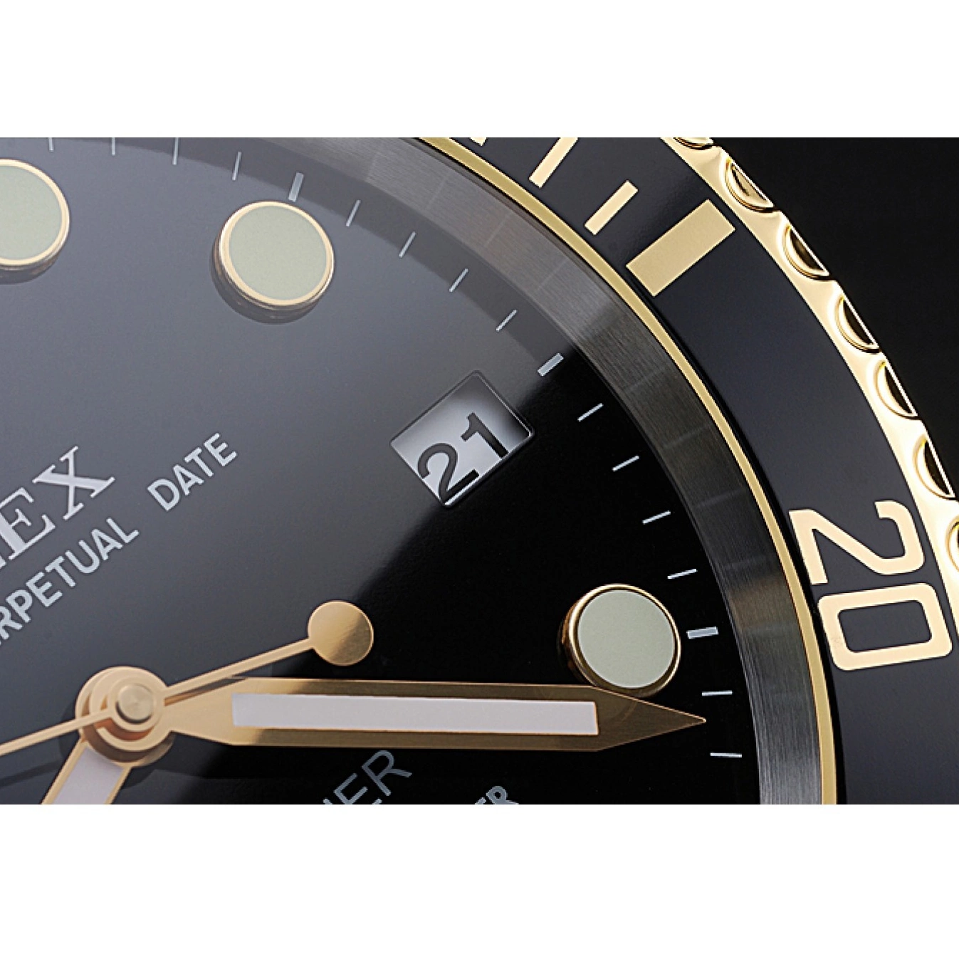 Aaa replica watch Clock Rolex Submariner Wall Black-Gold 622476 0726